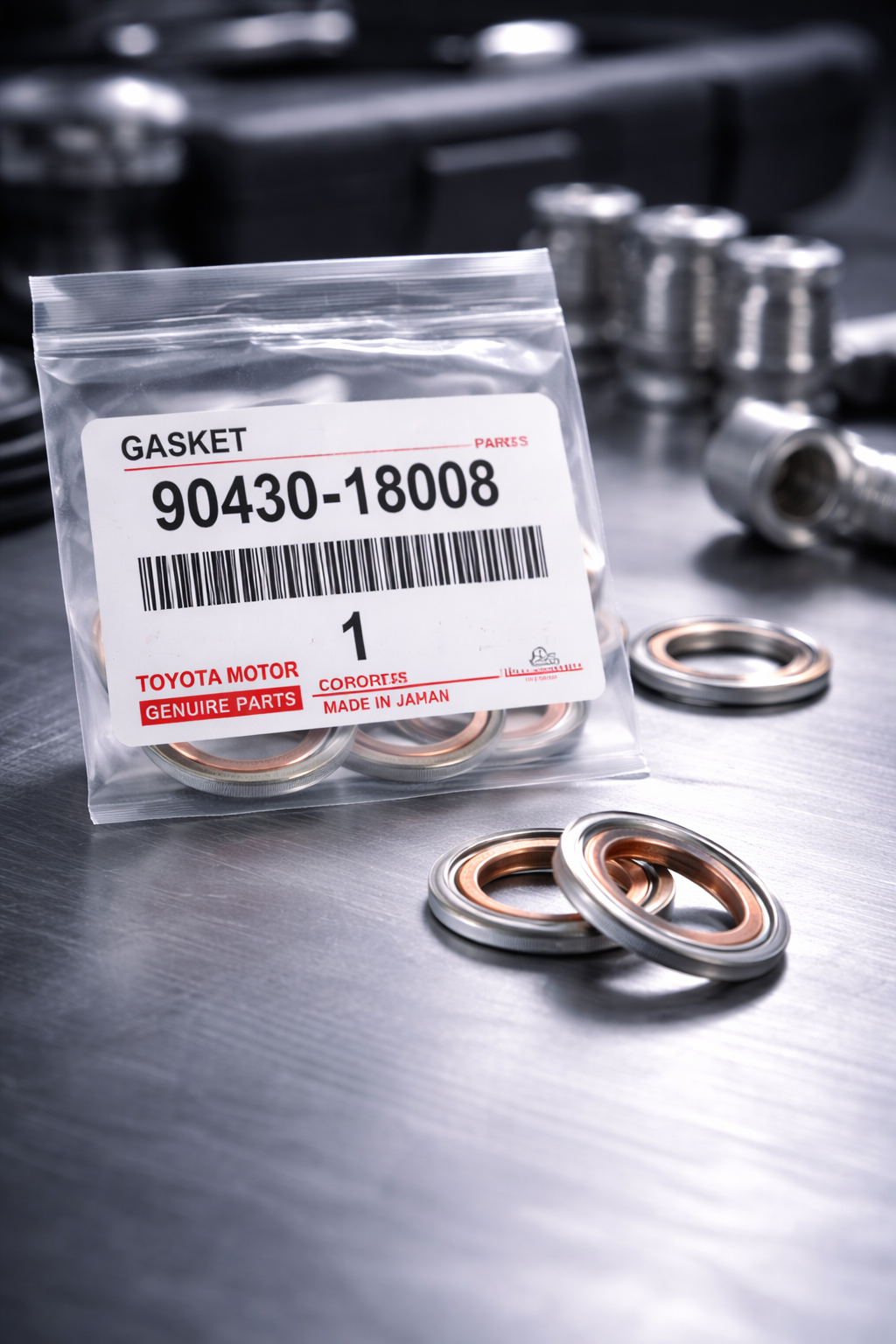 90430-18008 TOYOTA GASKET ROUND TYPE