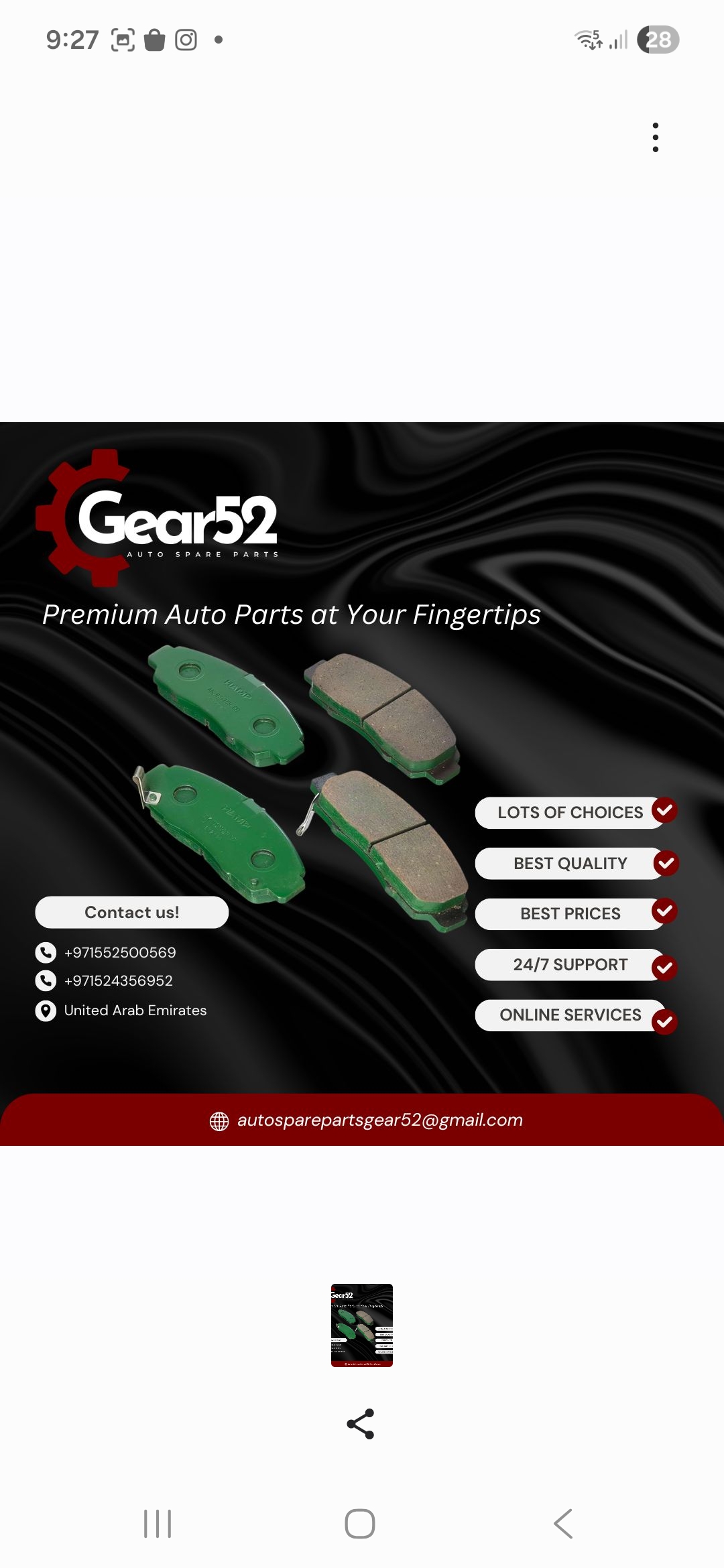 Brake pads for All brands