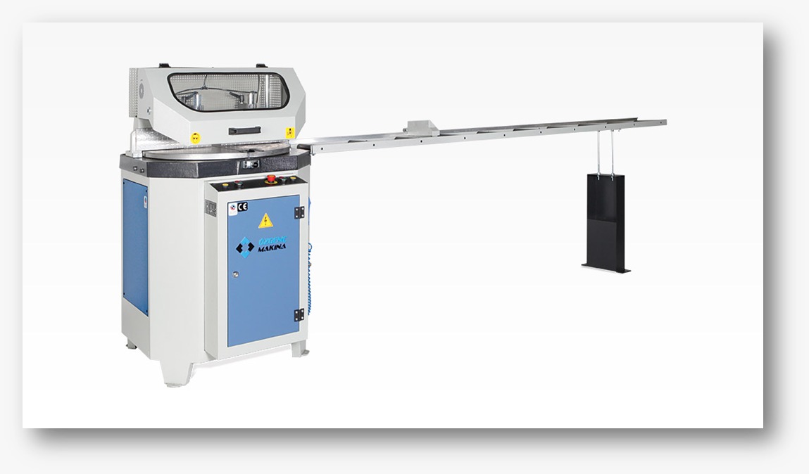 AUTOMATIC SINGLE HEAD ALUMINIUM PROFILE  CUTTING  WITH COOLING SYSTEM MODEL: OMRM 125 MADE IN TURKEY