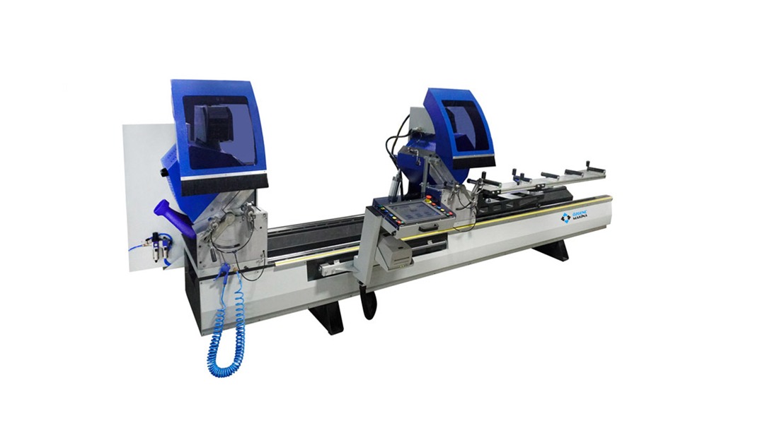 AUTOMATIC DOUBLE HEAD PVC PROFILE CUTTING MACHINE MODEL: OMRM 113 MADE IN TURKEY